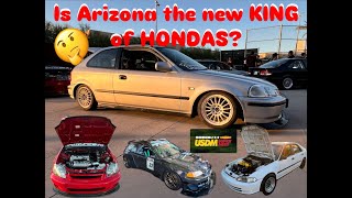 USDM SuperMeet first time in Arizona  Car Show  JDM  Honda Enthusiast [upl. by Ten]