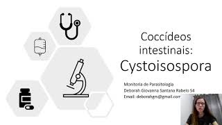 Material de Aula Prática sobre Cystoisospora belli [upl. by Nnyleuqaj]