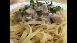 KIYMALI MANTAR YEMEĞİ TARİFİ  Beef Stroganoff Tadında Kolay Ve Hafif [upl. by Yrojram225]