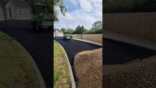 20t Tipper Lorry versus XGrid Plastic Grid  SUPER strong gravel grid [upl. by Nosyerg228]