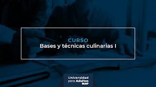 Curso Bases y Técnicas Culinarias I [upl. by Federico]