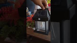 Solar Interaction Wall Lamp Full Review  Outdoor Solar Light With Motion Sensor  solar Lights [upl. by Egas]