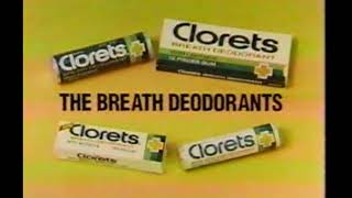 1985 Clorets Breath mints and gum TV Commercial [upl. by Silin80]