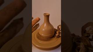 Oddlysatisfying sculpture asmr pottery art diy mini best shorts viral potteryclay vase me [upl. by Acinad807]