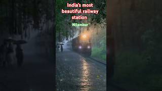 Indias most beautiful railway station nilambur railway train இந்தியாவின் மிக அழகான ரயில் நிலையம் [upl. by Narhem]