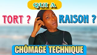 Que savez vous du CHÔMAGE TECHNIQUE [upl. by Eimma]