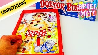 DOCTOR BIBBER Hasbro Gaming KAAN DER TOLLPATSCHIGE CHIRURG Unboxing Deutsch [upl. by Fatima951]