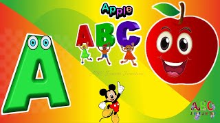 Phonics Song  ABC lyrics song  Kiddos Study Zone  Toddler Learning  Tiny Tots phonicssong [upl. by Hassadah]