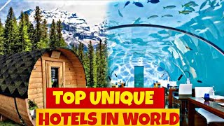 Top Unique Hotels In The World You Wont Believe Exist [upl. by Annabela541]