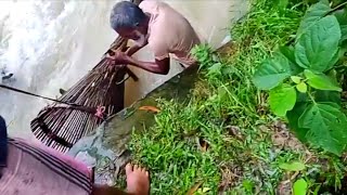 unbelievable fishing in river best Fishing video [upl. by Nesmat]