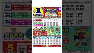 DEAR LOTTERY SAMBAD MORNING 8PM RESULT TODAY LIVE DRAW ON 11102024 NAGALAND [upl. by Grane827]