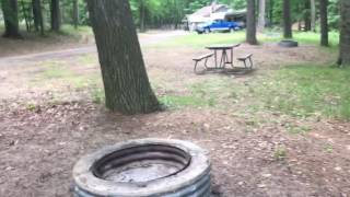 Muskegon State Park Lake Michigan Campground [upl. by Nostets]