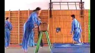 Vovinam  entraînement aux ciseaux et acro de base [upl. by Eenttirb]