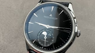 JaegerLeCoultre Master Ultra Thin Moonphase Q1368471 JaegerLeCoultre Watch Review [upl. by Nyleikcaj]