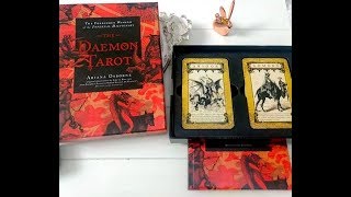 The Daemon Tarot  Flip Through [upl. by Enyahc366]