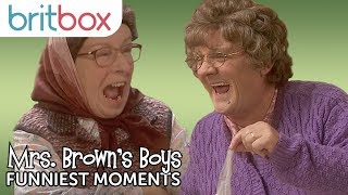 Mrs Browns Ultimate Funniest Moments  Mrs Browns Boys [upl. by Simara]