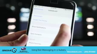 How to send texts from your Subaru  SMS messaging tutorial [upl. by Anom]