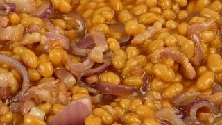 HEINZ BEANZ amp Bacon Cooking [upl. by Ahsiekim367]