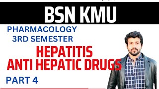 BSN KMU  3RD SEM  nursinglecture pharmacology  antivirals hepatitis [upl. by Rexferd]