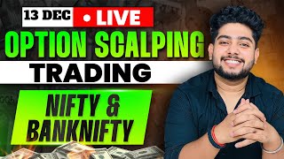 13 December Live Trading  Live Intraday Trading Today  Bank Nifty option trading live Nifty50 [upl. by Ratib182]