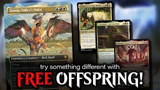 Zinnia Valleys Voice Free Offspring with Artifact Creatures  MTG Commander Gameplay [upl. by Worden]