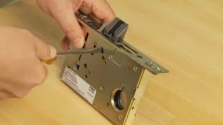 Changing SARGENT Mortise Lock Handing [upl. by Lurlene]