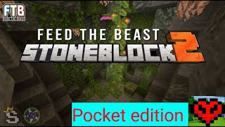 Play Minecraft Brand New Stoneblock 2 Hardcor World 121 Bedrock [upl. by Nerine]