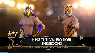 WWE 2K22 King Tut vs Big Tiger the Second [upl. by Nosidda]