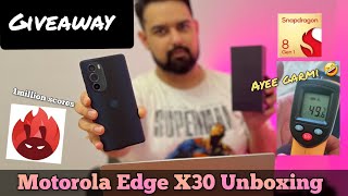 Giveaway Motorola Edge X30 After 72 hours Unboxing and Review  Snapdragon 8 Gen 1 [upl. by Topping702]