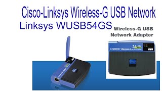 Linksys WUSB54GC Wireless G USB Adapter تعريف وايرلس [upl. by Ecineg]