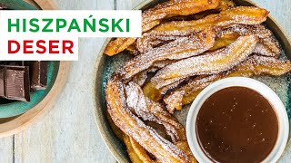 🥖 Churros  tradycyjny słodki przysmak z Hiszpanii w 15 min [upl. by Shanahan]