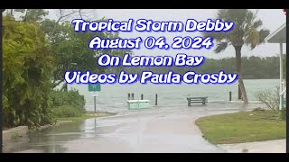 High Tide on Lemon Bay TS Debby [upl. by Anaidiriv232]