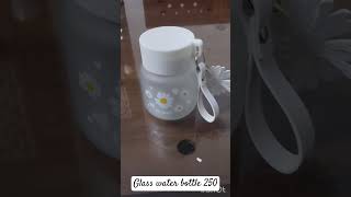 Glass water bottle 300 ml meesho product 250₹ [upl. by Manus]