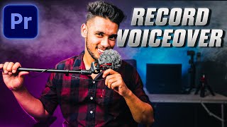 How to voiceover in Adobe Premiere pro in Hindi  How to record audio in Premiere pro cc [upl. by Abott115]