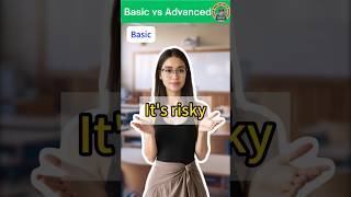 Stop Sounding Basic Use These Phrases for NativeLevel English Basic vs Advanced englishfluency [upl. by Eleahcim]