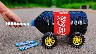 DIY CocaCola and Mentos Car  Best Coke Experiments [upl. by Nesnej834]