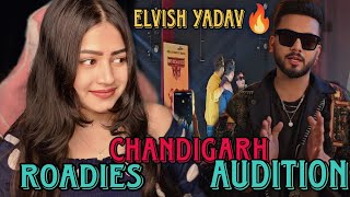 Elvish Yadav Entry in Roadies Double Cross  Prince Narula  MTV Roadies 2024 Chandigarh Auditioin [upl. by Tsirhc]