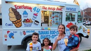 Kids Buy Ice Cream from the Ice Cream Truck [upl. by Armond211]