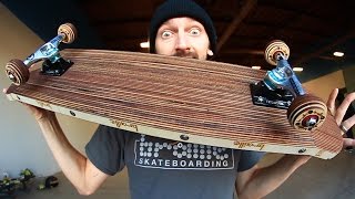 EPIC LASER CUT SKATEBOARD AND WHEELS  YOU MAKE IT WE SKATE IT EP 69 [upl. by Ssegrub]