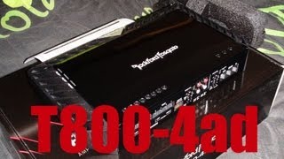 Unboxing Rockford Fosgate T8004ad 4ch Amplifier  Power Series [upl. by Itida]