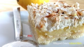 Mascarpone Whipped Cream Lemon Bars [upl. by Rein]