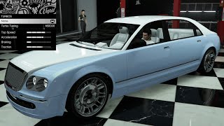 GTA 5  Past DLC Vehicle Customization  Enus Cognoscenti Bentley Flying Spur [upl. by Reube]