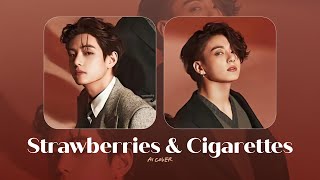 Strawberries amp Cigarettes  Jungkook amp Taehyung  AI cover [upl. by Otrebide]