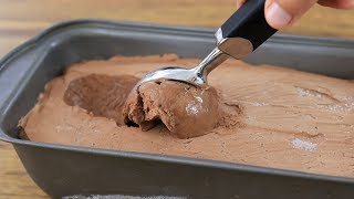 Easy Homemade Chocolate Ice Cream Recipe Only 3Ingredients [upl. by Ennaer]