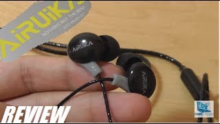 REVIEW AIRUIKA InEar Headphones Mic w Remote [upl. by Omsoc]