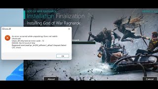 ISDonedll or Unarcdll ERROR GOD OF WAR Installation 100 FIX easy step Weird GUIDE I know [upl. by Aidnama]