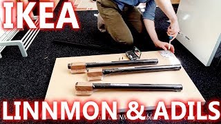 IKEA LINNMON amp ADILS 2x conference table setup amp review [upl. by Ahsercel23]