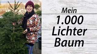 Weihnachtsbaum schmücken Tipps Tannenbaum schmücken der 1000 Lichter Baum [upl. by Yttak900]