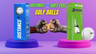 TaylorMade Distance golf ball vs Srixon Soft Feel Golf balls Review and Comparison [upl. by Ewan]