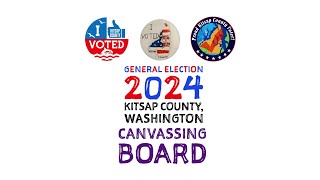 Canvassing Board Certification  Kitsap General Election 2024 [upl. by Blondie]